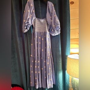Free People Dahlia Embroidered Dress